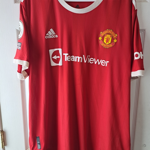 Authentic Adidas Manchester United Rashford  Red Soccer Jersey Size XXL - Picture 1 of 9